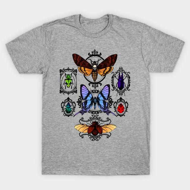 Framed Insects T-Shirt by RavenWake